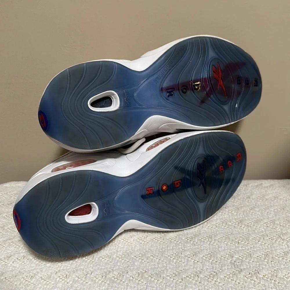 Allen Iverson Sneakers REEBOK Question Mid Double Cross (Blue/Red)